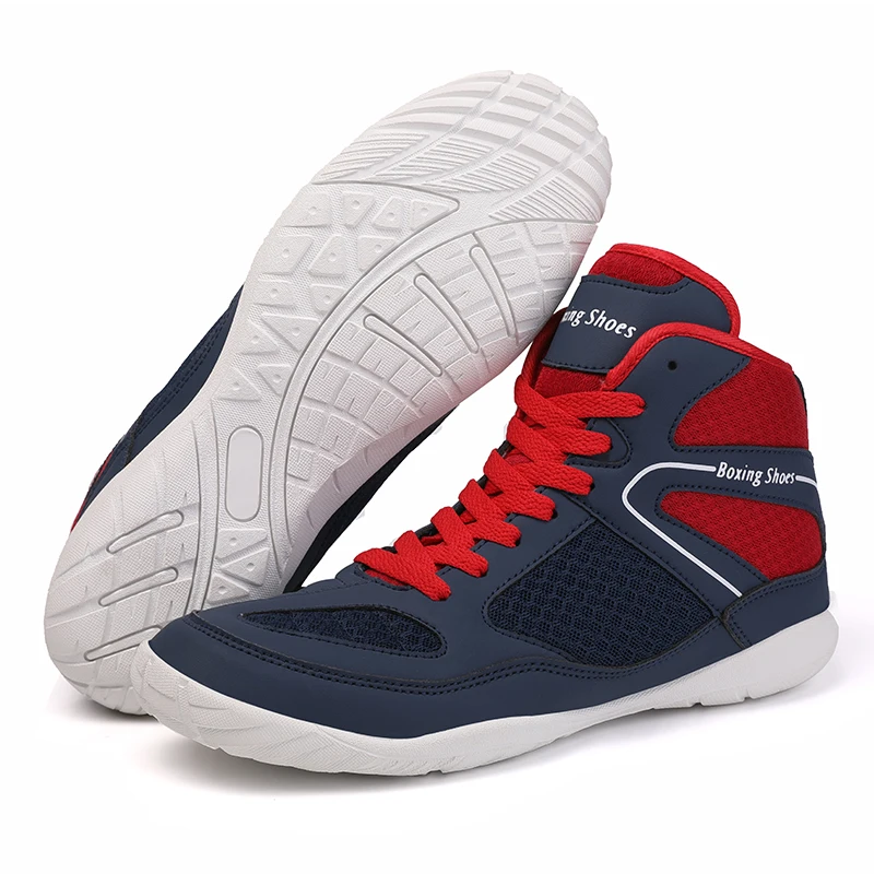 Men'S Shoes Navy Blue - أحذية مصارعة احترافية للرجال أحذية رياضية