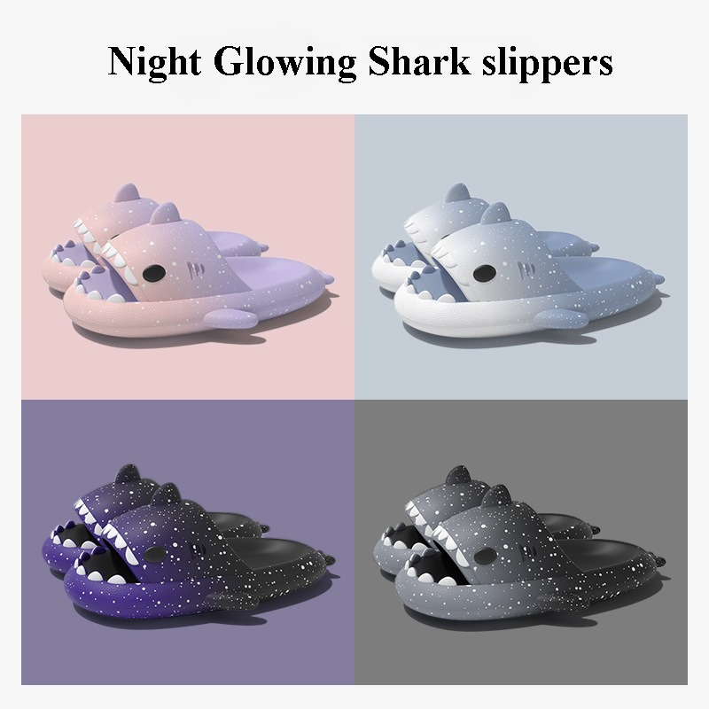 Men'S Shoes In Style - لطيف الكرتون القرش النعال للنساء الرجال