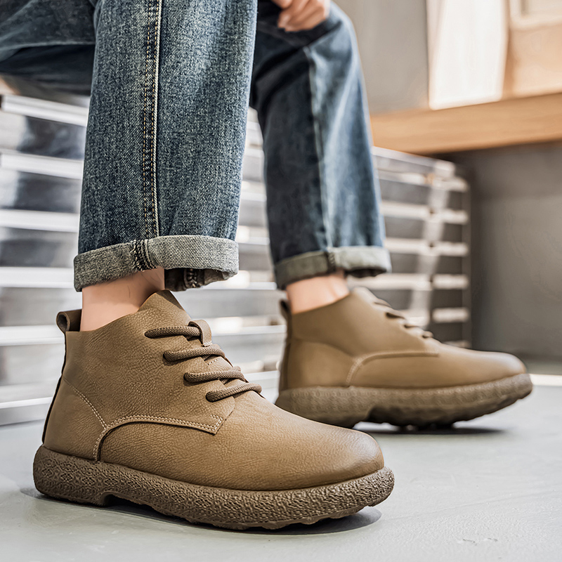 Men'S Shoes Timberland - أحذية الكاحل للرجال أحذية بنية قصيرة