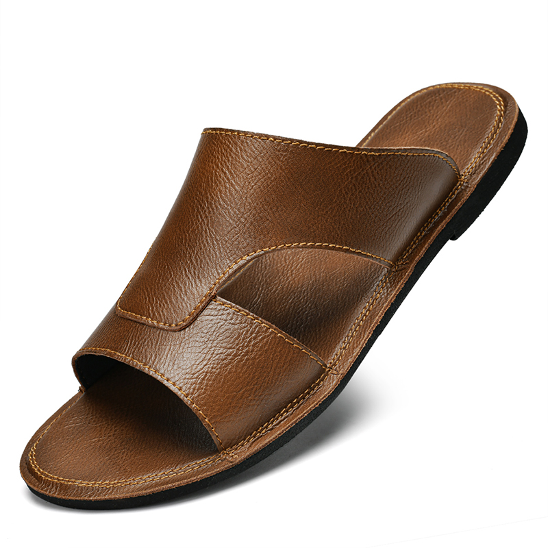 Men'S Shoes In Style - أحذية رجالية سوداء وبنية بكعب مسطح
