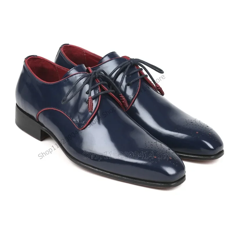 أحذية ديربي رجالية زرقاء داكنة - مراجعة Men'S Shoes Navy Blue وسعره