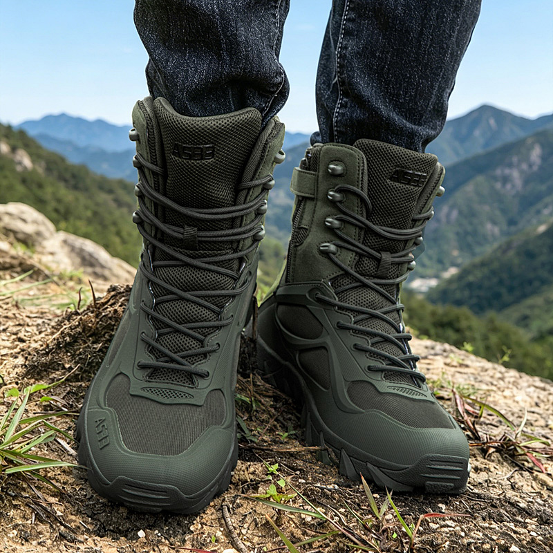حذاء تكتيكي للرجال خفيف الوزن  - مراجعة Men'S Shoes Dq وسعره