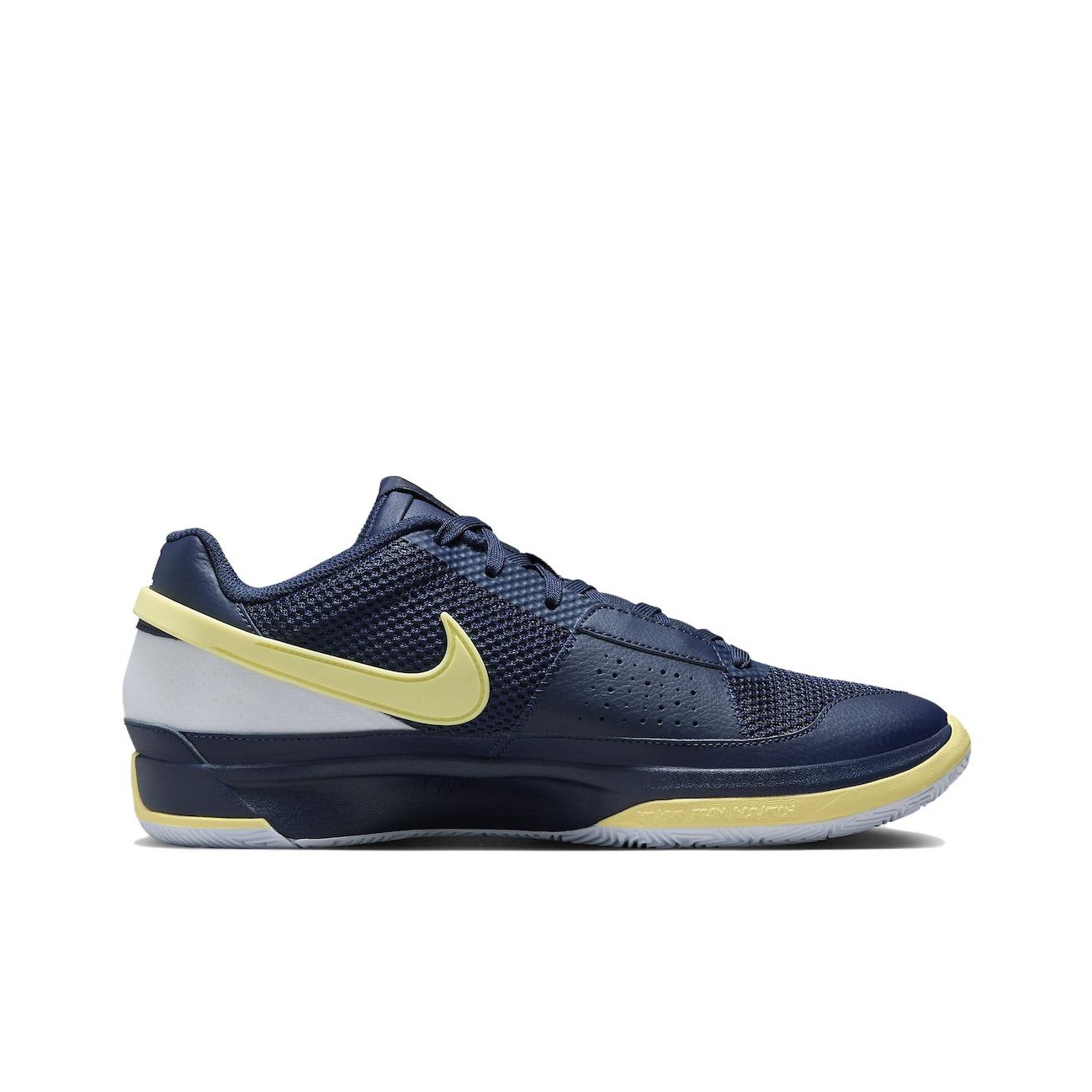 حذاء كرة السلة نايك جا 1 جا مو - مراجعة Men'S Shoes Navy Blue وسعره