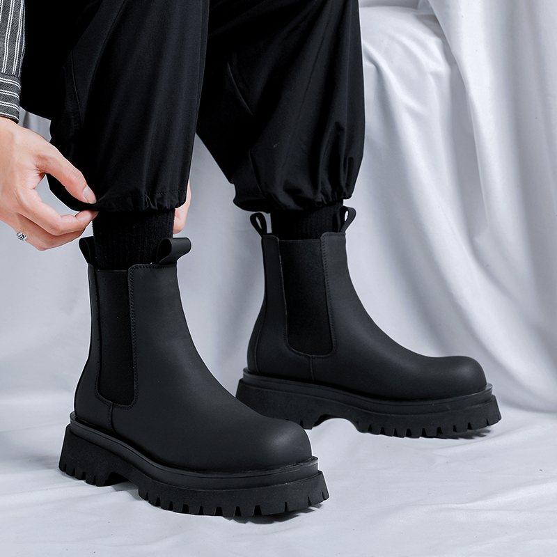 2026 بوتات رجالية سوداء عالية  - مراجعة Men Shoes Brands وسعره