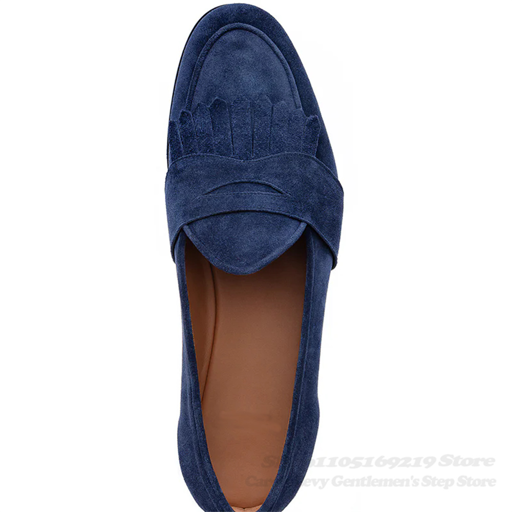 الأزرق الداكن الجلد المدبوغ ال - مراجعة Men'S Shoes Navy Blue وسعره