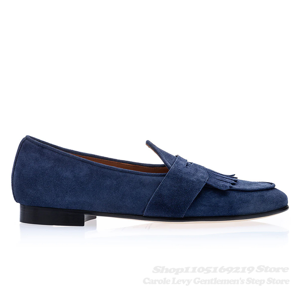 الأزرق الداكن الجلد المدبوغ ال - مراجعة Men'S Shoes Navy Blue وسعره